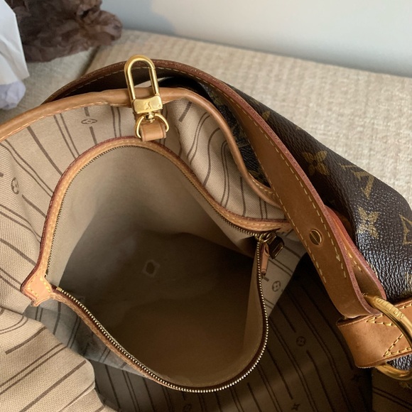 👜LOUIS VUITTON Delightful MM Shoulder Bag. 🎁 🤎RETIRED⭐️AUTHENTIC🌟 EUC - Picture 11 of 16